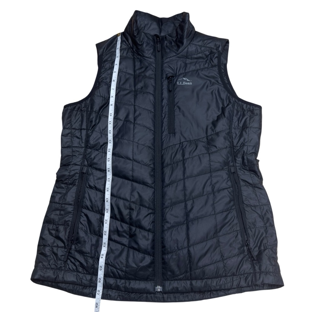 L.L. Bean Women's Black Quilted Lightweight Insulated Vest - Picture 5 of 10